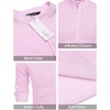 image:imageCOOFANDY Mens Cotton Linen Henley TShirts Long Sleeve Casual Beach Shirts  Mens Linen ShirtRegular Relaxed FitLightweightBreathableand Moisturewicking for BeachVacation or Everyday Summer WearPink