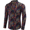 image:imageCOOFANDY Mens Cotton Linen Henley TShirts Long Sleeve Casual Beach Shirts  Mens Linen ShirtRegular Relaxed FitLightweightBreathableand Moisturewicking for BeachVacation or Everyday Summer WearBlack Paisley