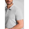 image:imageCOOFANDY Mens Cotton Polo Shirt Short Sleeve Golf Shirts 3 Buttons Casual Work T ShirtsLight Grey