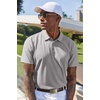 image:imageCOOFANDY Mens Cotton Polo Shirt Short Sleeve Golf Shirts 3 Buttons Casual Work T ShirtsLight Grey