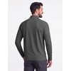 image:imageCOOFANDY Mens Quarter Zip Pullover Athletic Running Shirts Long Sleeve  14 Zip Mock Neck Lightweight Moisture Wicking Breathable UPF 50 Sun Protection Golf Workout Gym Hiking SportsDark Grey