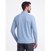 image:imageCOOFANDY Mens Quarter Zip Pullover Athletic Running Shirts Long Sleeve  14 Zip Mock Neck Lightweight Moisture Wicking Breathable UPF 50 Sun Protection Golf Workout Gym Hiking SportsLight Blue