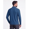 image:imageCOOFANDY Mens Quarter Zip Pullover Athletic Running Shirts Long Sleeve  14 Zip Mock Neck Lightweight Moisture Wicking Breathable UPF 50 Sun Protection Golf Workout Gym Hiking SportsDark Blue