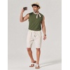image:imageCOOFANDY Mens Sleeveless Shirts Cotton Workout Tank Tops Muscle Tee Shirt  Acid Wash Fabric Lightweight and Soft Cut Off Shirt Casual Summer Faishon Tank Relaxed and Oversized Fit Sleeveless TopArmy Green