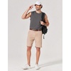 image:imageCOOFANDY Mens Sleeveless Shirts Cotton Workout Tank Tops Muscle Tee Shirt  Acid Wash Fabric Lightweight and Soft Cut Off Shirt Casual Summer Faishon Tank Relaxed and Oversized Fit Sleeveless TopDark Gray