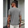 image:imageCOOFANDY Mens T Shirts Short Sleeve Soft Crew Neck Casual Basic Tee Shirts  Lightweight breathable fabric basic crewneck design easy to layer or match great for daily wear gifts amp vacationW BlackGrey 2 Pack