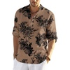 Dark Khaki Floral