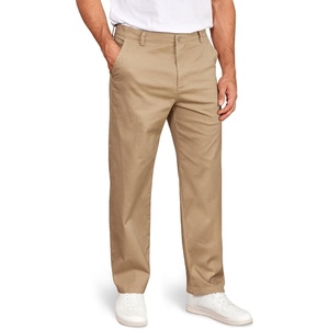 image:imageCOOFANDY Mens Casual Chinos Pants Classic Stretch Relaxed Fit Khaki Pants  Cotton Twill Fabric Straight Fit Flat Front Dress Pants Lightweight Stretch Classic Fit Slacks for Casual Work GolfKhaki