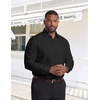 image:imageCOOFANDY Big and Tall Dress Shirts for Men Long Sleeve Wrinkle Free Button Down Shirt Stretch Business ShirtBlack