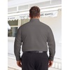 image:imageCOOFANDY Big and Tall Dress Shirts for Men Long Sleeve Wrinkle Free Button Down Shirt Stretch Business ShirtDark Grey