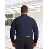 image:imageCOOFANDY Big and Tall Dress Shirts for Men Long Sleeve Wrinkle Free Button Down Shirt Stretch Business ShirtNavy Blue