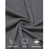 image:imageCOOFANDY Long Sleeve Polo Shirts for Men Pullover Sweaters Knit Polo Shirt  Vintage VNeck PoloRetro Open CollarSoft Breathable KnitStretch Ribbed Cuffs amp HemVacation Casual StyleBusinessDark Gray