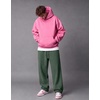image:imageCOOFANDY Mens Baggy Sweatpants Wide Leg Cotton Fleece Open Bottom Sweatpant  Oversized Elastic Waist Loose Fit Casual Fall Winter Warm Wear Lounge Joggers with Pockets Street StyleDark Green