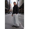 image:imageCOOFANDY Mens Baggy Sweatpants Wide Leg Cotton Fleece Open Bottom Sweatpant  Oversized Elastic Waist Loose Fit Casual Fall Winter Warm Wear Lounge Joggers with Pockets Street StyleHeather Grey