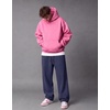 image:imageCOOFANDY Mens Baggy Sweatpants Wide Leg Cotton Fleece Open Bottom Sweatpant  Oversized Elastic Waist Loose Fit Casual Fall Winter Warm Wear Lounge Joggers with Pockets Street StyleNavy Blue