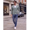 image:imageCOOFANDY Mens Cardigan Sweater Long Sleeve Lightweight V Neck Knit Cardigan  Button Down Knitted Light Weight Ribbed Hem Stretch Soft Classic Fit Casual Dress Business Men CardigansLight Grey