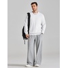 image:imageCOOFANDY Mens Crewneck Sweatshirt Lightweight Casual Fall Winter Pullovers  Soft and Lightweight Solid Color Classic Fit Genderneutral Home and Outdoor Fall WinterWhite