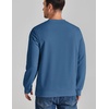 image:imageCOOFANDY Mens Crewneck Sweatshirt Lightweight Casual Fall Winter Pullovers  Soft and Lightweight Solid Color Classic Fit Genderneutral Home and Outdoor Fall WinterNavy