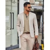 image:imageCOOFANDY Mens Henley Long Sleeve Shirts Casual Button TShirt Pullover Basic Tees with PocketBeige