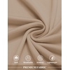 image:imageCOOFANDY Mens Long Hooded Cardigan Sleeveless Ruffle Shawl Collar Lightweight Open Front Drape Kimono VestKhaki