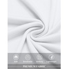 image:imageCOOFANDY Mens Long Hooded Cardigan Sleeveless Ruffle Shawl Collar Lightweight Open Front Drape Kimono VestWhite