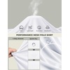 image:imageCOOFANDY Mens Long Sleeve Polo Shirt Golf Lightweight Breathable Moisture Wicking Shirt for Business Casual Work OutdoorWhite