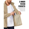 image:imageCOOFANDY Mens Polar Fleece Jacket Lightweight Full Zip Jackets Outdoor Coat  Soft Warm Fleece Jacket Internal Pocket Design Windproof Stand Collar For Casual Outdoor Hiking Fishing OuterwearKhaki