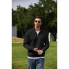 image:imageCOOFANDY Mens Quarter Zip Pullover 2026 Fleece Mock Neck Casual Sweatshirt  Cotton Blend Soft amp WrinkleResistant Lightly Brushed Fleece InteriorBlack