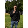image:imageCOOFANDY Mens Quarter Zip Pullover 2026 Fleece Mock Neck Casual Sweatshirt  Cotton Blend Soft amp WrinkleResistant Lightly Brushed Fleece InteriorBlack