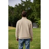 image:imageCOOFANDY Mens Quarter Zip Pullover 2026 Fleece Mock Neck Casual Sweatshirt  Cotton Blend Soft amp WrinkleResistant Lightly Brushed Fleece InteriorDark Khaki
