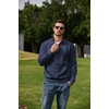 image:imageCOOFANDY Mens Quarter Zip Pullover 2026 Fleece Mock Neck Casual Sweatshirt  Cotton Blend Soft amp WrinkleResistant Lightly Brushed Fleece InteriorNavy Blue