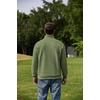 image:imageCOOFANDY Mens Quarter Zip Pullover 2026 Fleece Mock Neck Casual Sweatshirt  Cotton Blend Soft amp WrinkleResistant Lightly Brushed Fleece InteriorOlive Green