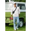 image:imageCOOFANDY Mens Quarter Zip Pullover Sweatshirt Fleece Mock Neck with Pocket  Quarter Zip Mock Neck Collar Cotton Fleece Lined Side Pocket Long Sleeve Business Casual Office Wear Fall WinterWhite