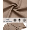 image:imageCOOFANDY Mens Short Sleeve Button Down Shirts Casual Cuban Collar Shirt  100 CottonBeach Summer HolidayCuban StyleKhaki