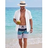 image:imageCOOFANDY Mens Short Sleeve Button Down Shirts Casual Cuban Collar Shirt  100 CottonBeach Summer HolidayCuban StyleWhite