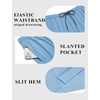 image:imageCOOFANDY Mens Swim Trunks 7 inch Bathing Suit with Mesh Liner Swim Shorts  Quick Dry Fabric Lightweight Stretch Material Breathable Mesh Brief Liner Swimming Summer Beach Vacation Mens SwimwearSky Blue