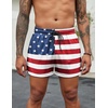 image:imageCOOFANDY Mens Swim Trunks Quick Dry Bathing Suit with Pockets Swimwear Beach Board Short Swimsuit SXXLAmerican Flag