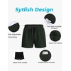 image:imageCOOFANDY Mens Swim Trunks Quick Dry Bathing Suit with Pockets Swimwear Beach Board Short Swimsuit SXXLBlack