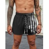 image:imageCOOFANDY Mens Swim Trunks Quick Dry Bathing Suit with Pockets Swimwear Beach Board Short Swimsuit SXXLBlack American Flag