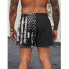 image:imageCOOFANDY Mens Swim Trunks Quick Dry Bathing Suit with Pockets Swimwear Beach Board Short Swimsuit SXXLBlack American Flag