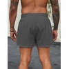 image:imageCOOFANDY Mens Swim Trunks Quick Dry Bathing Suit with Pockets Swimwear Beach Board Short Swimsuit SXXLDeep Grey