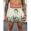 image:imageCOOFANDY Mens Swim Trunks Quick Dry Bathing Suit with Pockets Swimwear Beach Board Short Swimsuit SXXLGreen Leaves