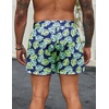 image:imageCOOFANDY Mens Swim Trunks Quick Dry Bathing Suit with Pockets Swimwear Beach Board Short Swimsuit SXXLGreen Monstera