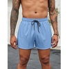 image:imageCOOFANDY Mens Swim Trunks Quick Dry Bathing Suit with Pockets Swimwear Beach Board Short Swimsuit SXXLLight Blue