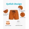 image:imageCOOFANDY Mens Swim Trunks Quick Dry Bathing Suit with Pockets Swimwear Beach Board Short Swimsuit SXXLOrange