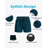 image:imageCOOFANDY Mens Swim Trunks Quick Dry Bathing Suit with Pockets Swimwear Beach Board Short Swimsuit SXXLPeacock Blue