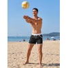 image:imageCOOFANDY Mens Swim Trunks Quick Dry Swimsuit Color Block Board Short Bathing Suit Swimwear with Mesh LinerA Black