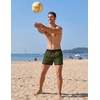 image:imageCOOFANDY Mens Swim Trunks Quick Dry Swimsuit Color Block Board Short Bathing Suit Swimwear with Mesh LinerC Army Green