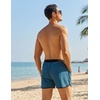 image:imageCOOFANDY Mens Swim Trunks Quick Dry Swimsuit Color Block Board Short Bathing Suit Swimwear with Mesh LinerDark Blue