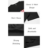 image:imageCOOFANDY Mens T Shirts Short Sleeve Classic V Neck Casual Summer Basic Tee  Textured Classic Plain Shirts Soft Lightweight Breathable T Shirt Daily Use Office Going Out Top for MenYblack American Flag